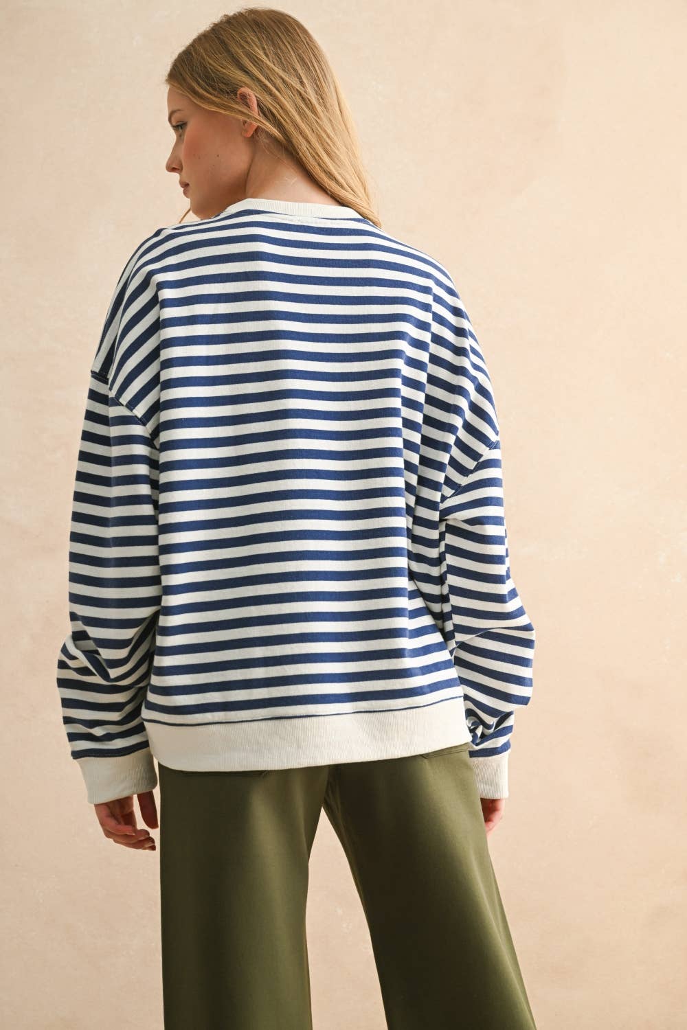 Jenna Striped Pullover