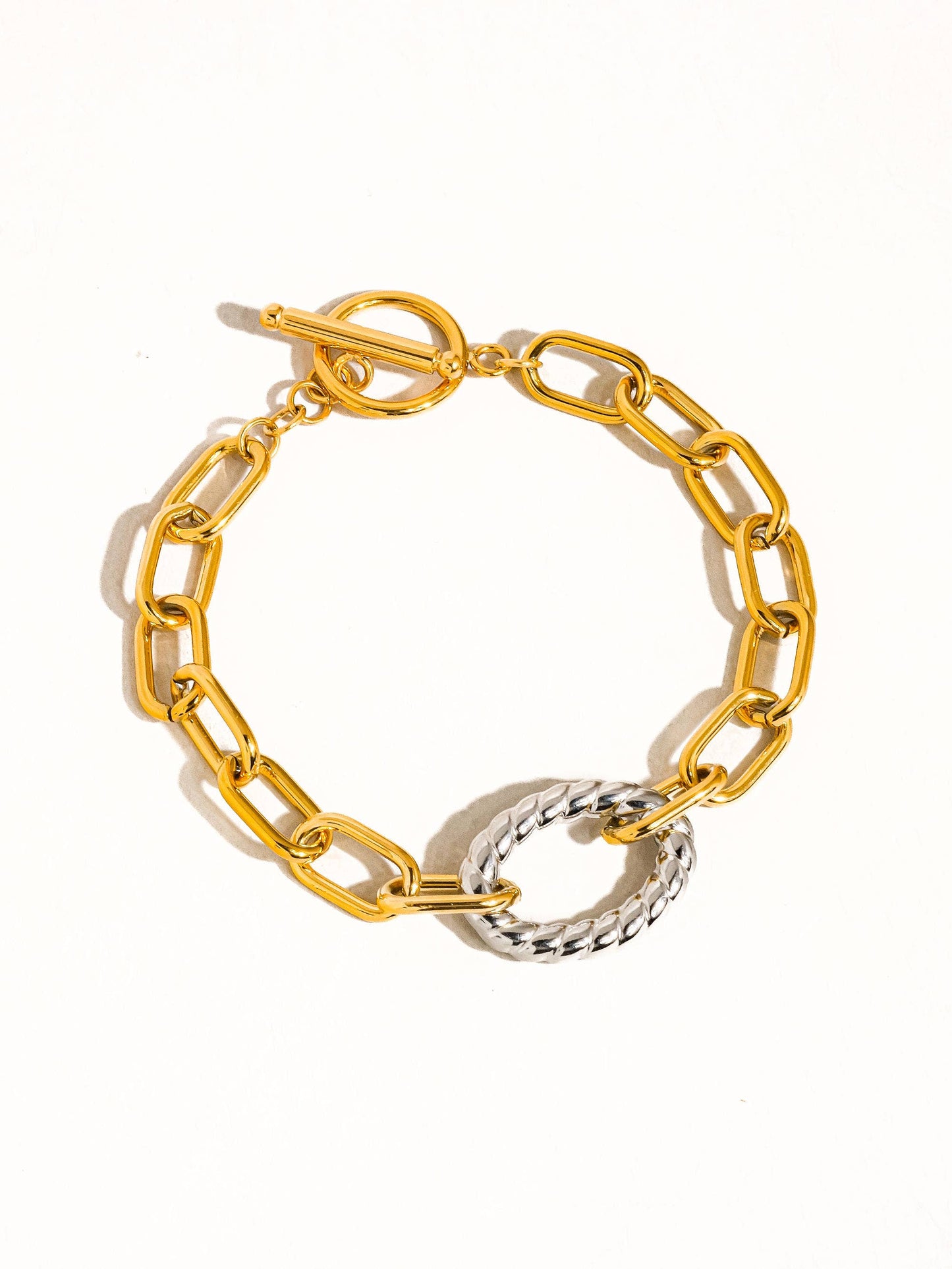 Henriette Mixed Metal Bracelet | Waterproof Jewelry