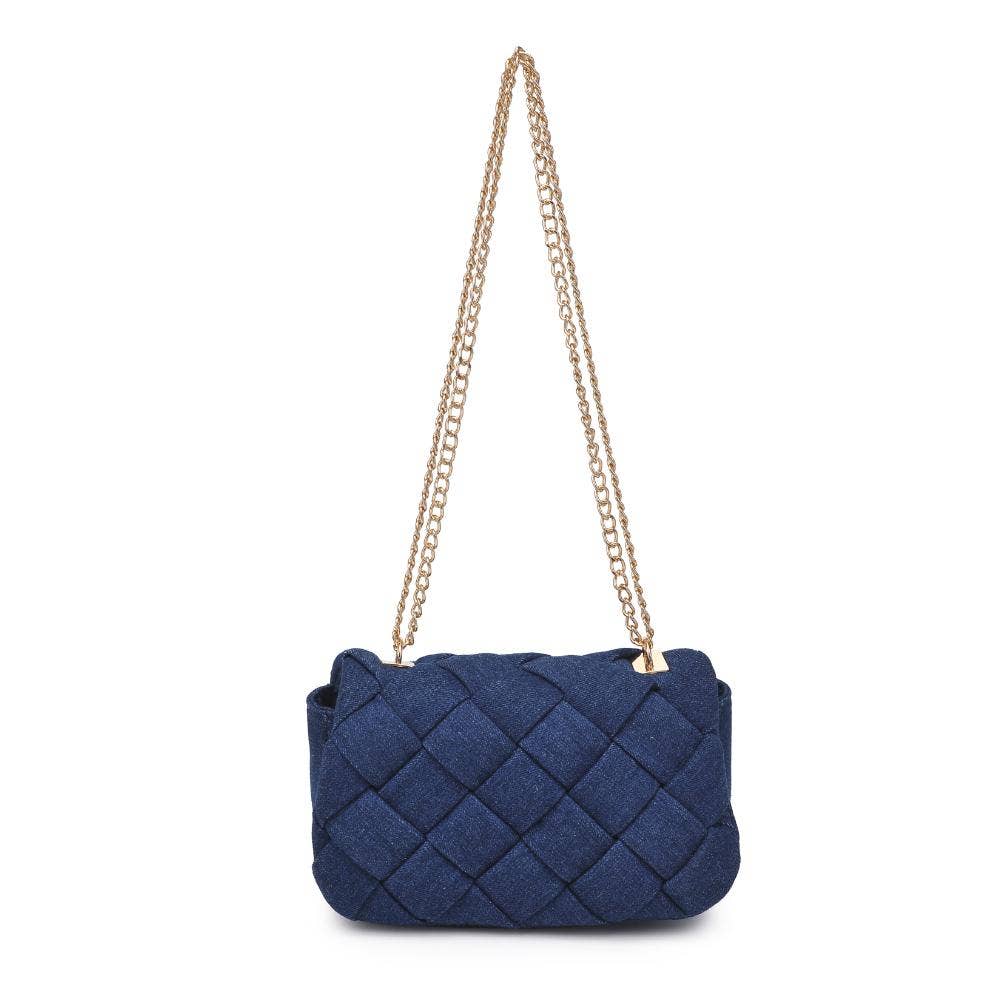 Giselle Denim Woven Crossbody