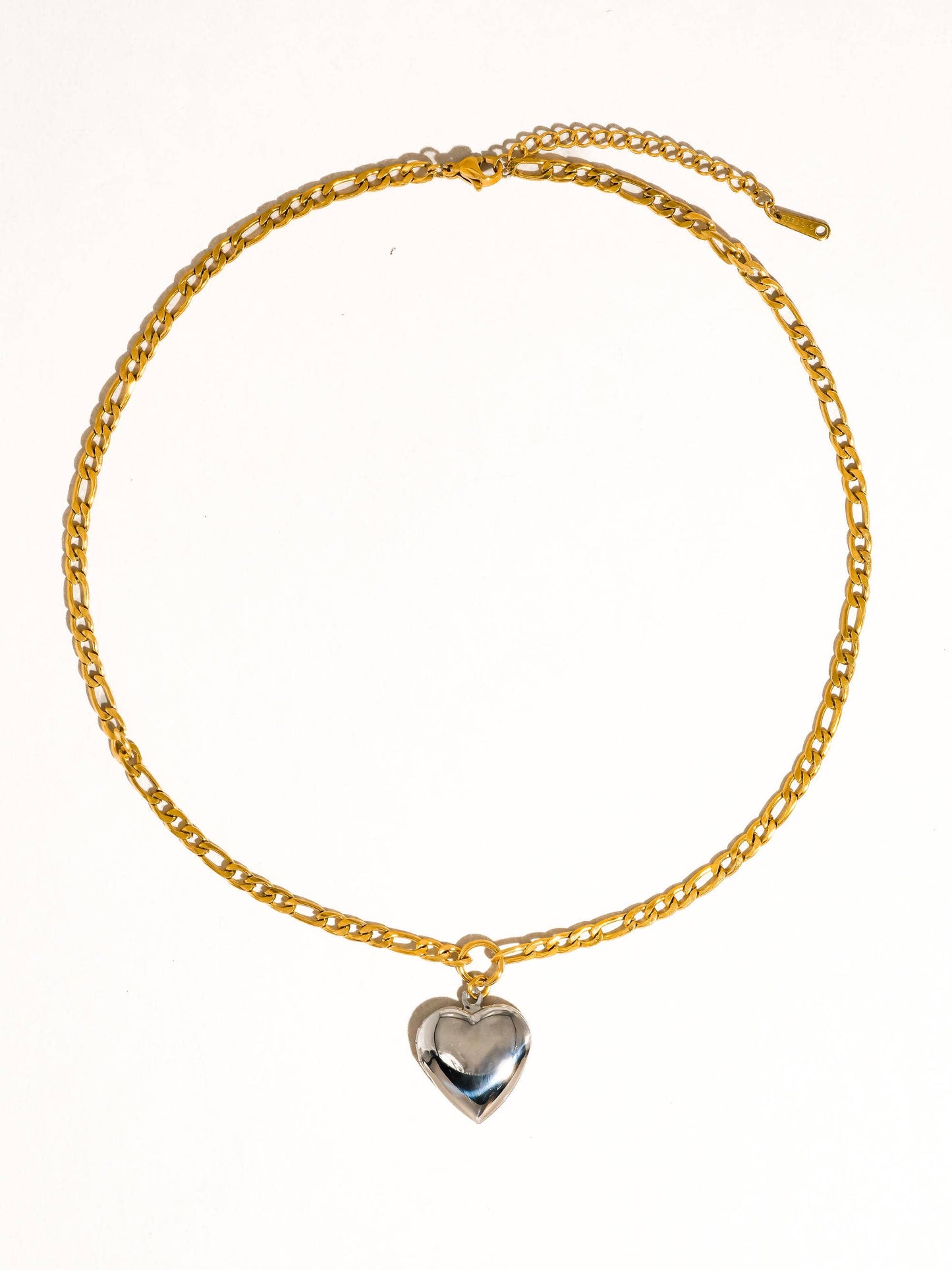 Heidi Mixed Metal Locket Necklace | Waterproof Jewelry