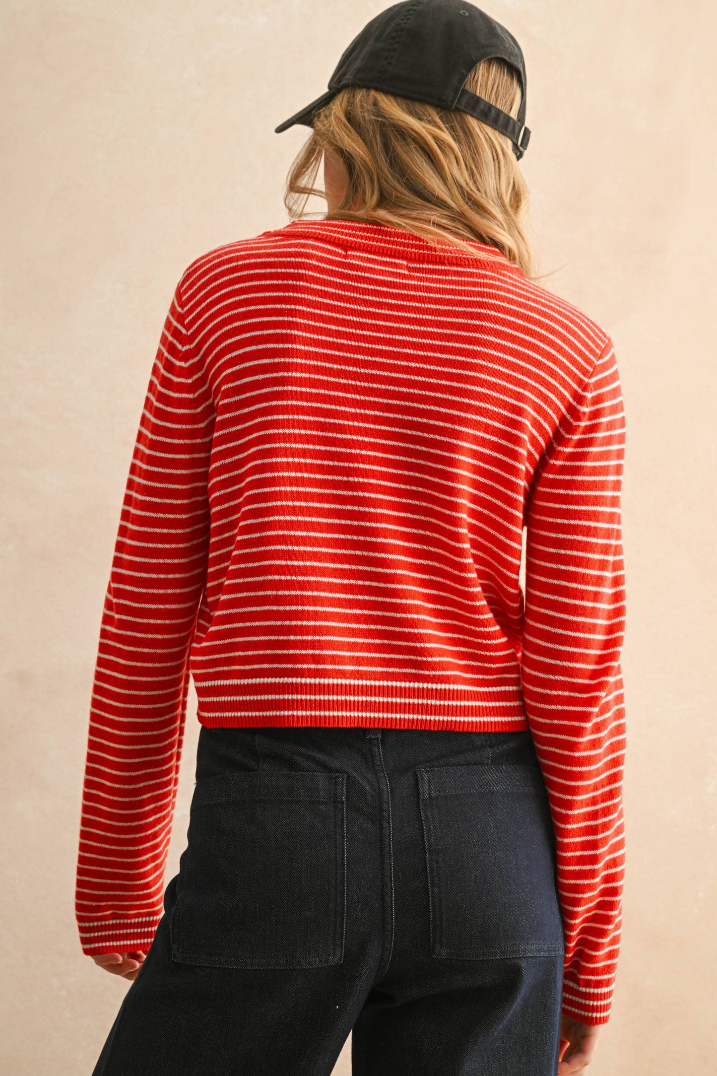 Wanda Striped Knit Long Sleeve