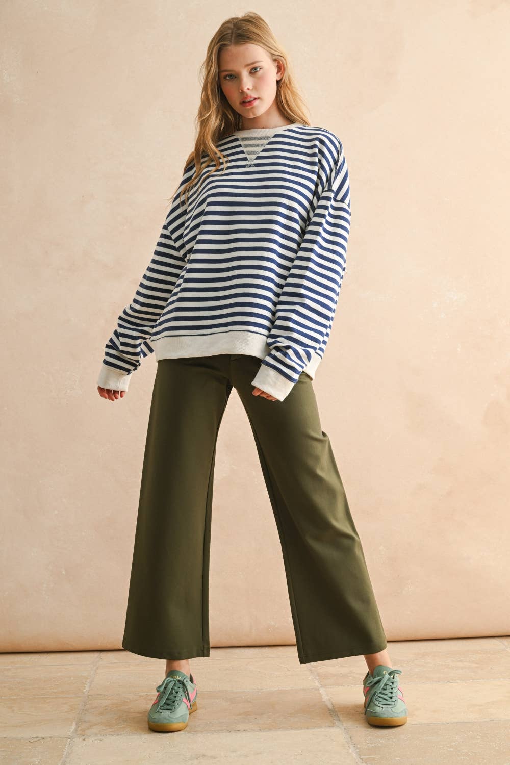 Jenna Striped Pullover