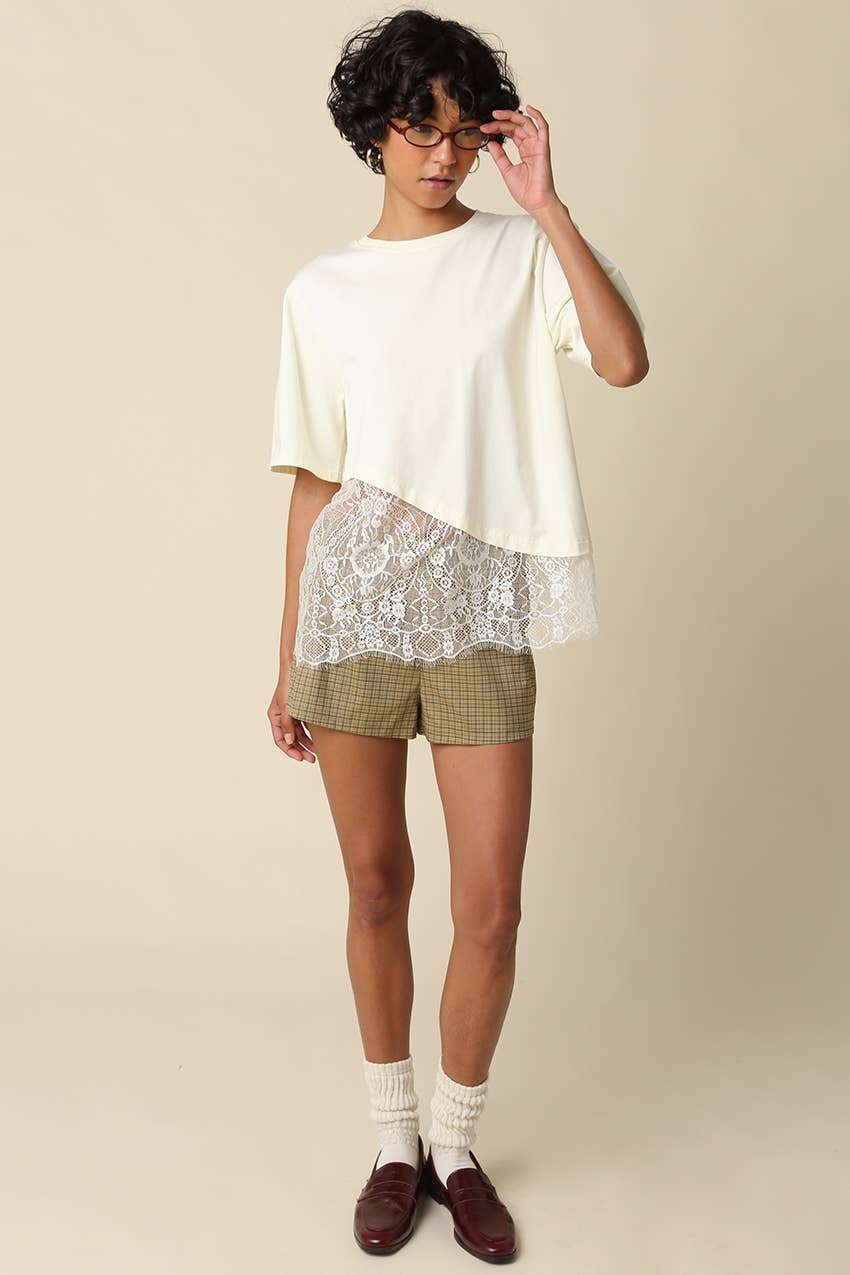 Camila Layered Hem Tee Top