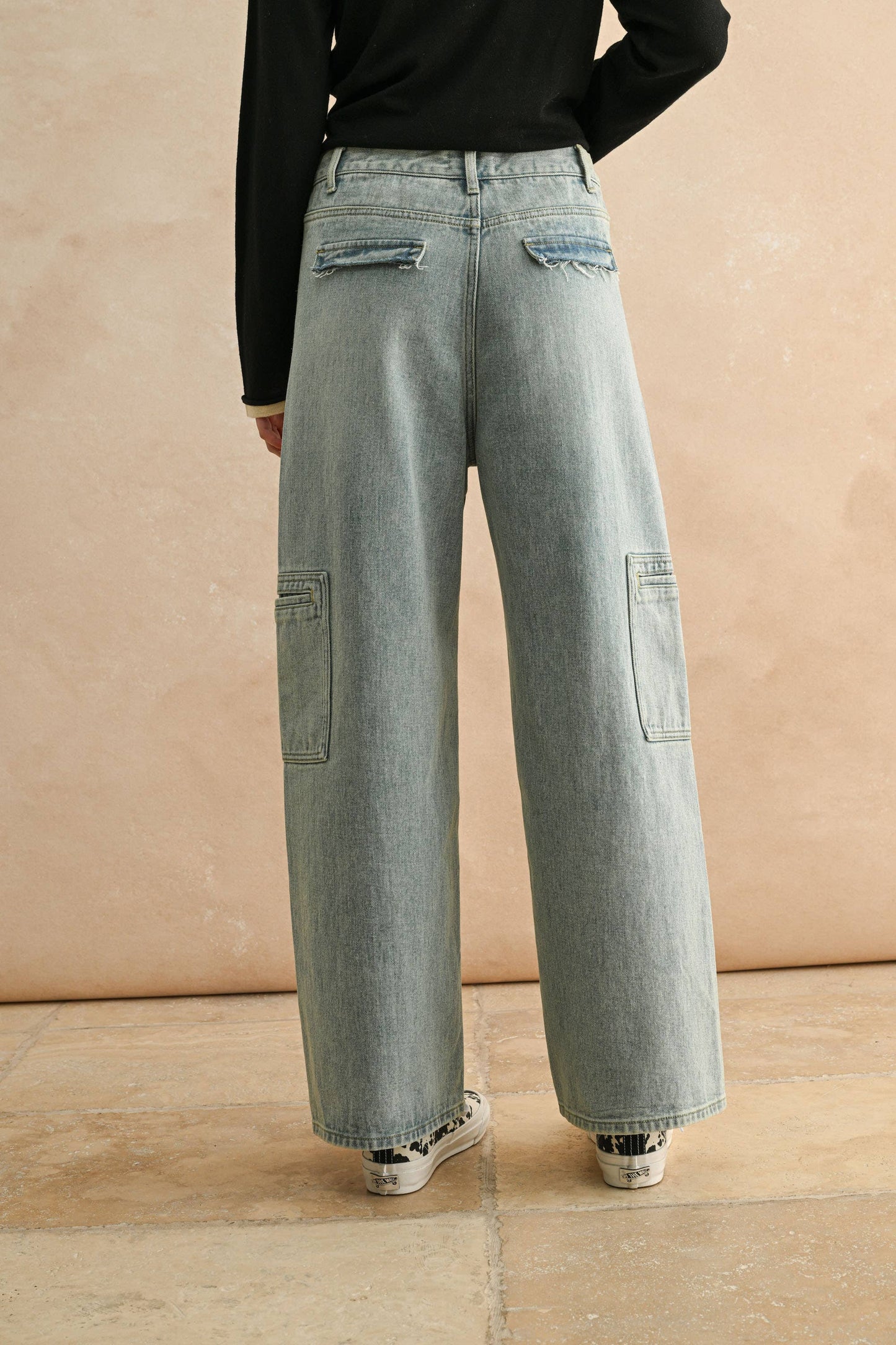 Connie Denim Utility Pants