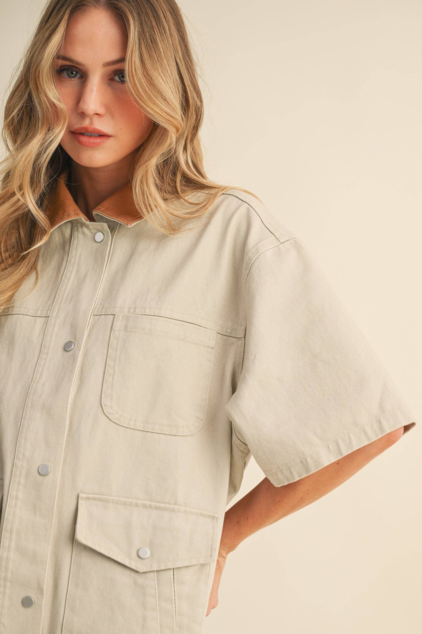 Anna Short Sleeve Chore Jacket