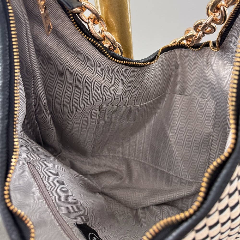 Sienna Slouchy Woven Shoulder Bag | PRETTY SIMPLE