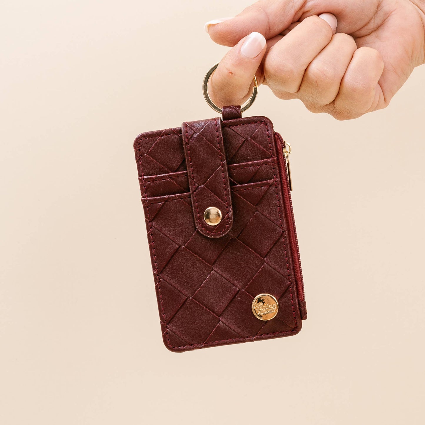 Bree Woven Keychain Wallet