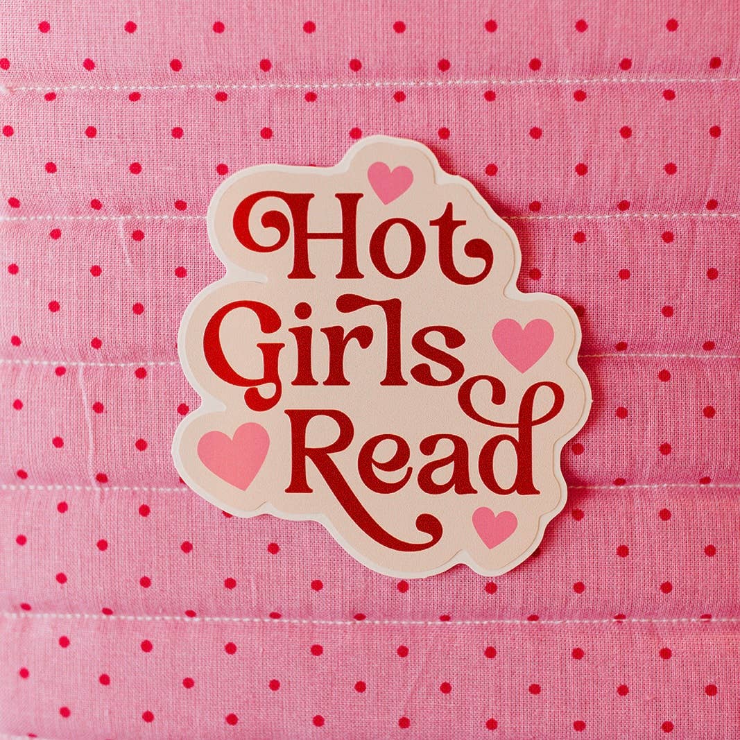 Hot Girls Read Sticker