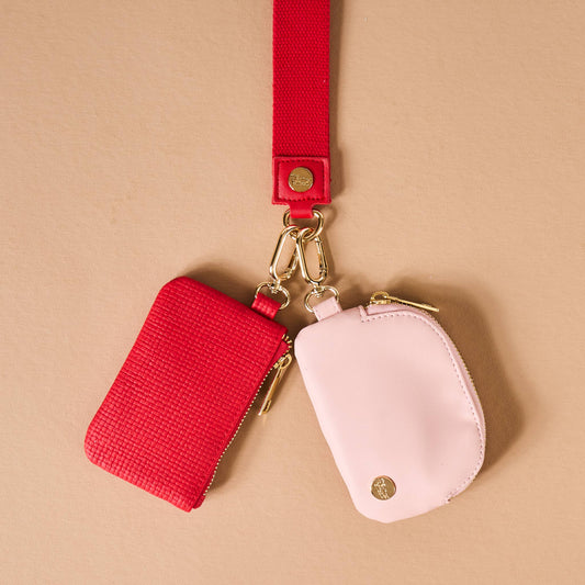 Dynamic Duo Pouch Luxe Wristlet