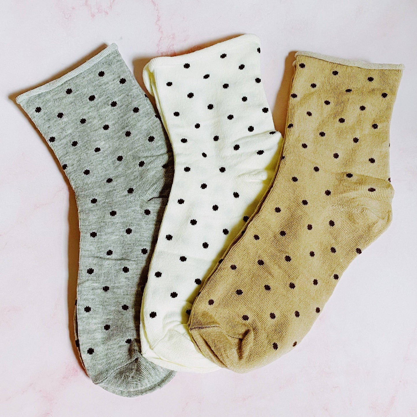 Precious Polka Dot Socks | Set of 3