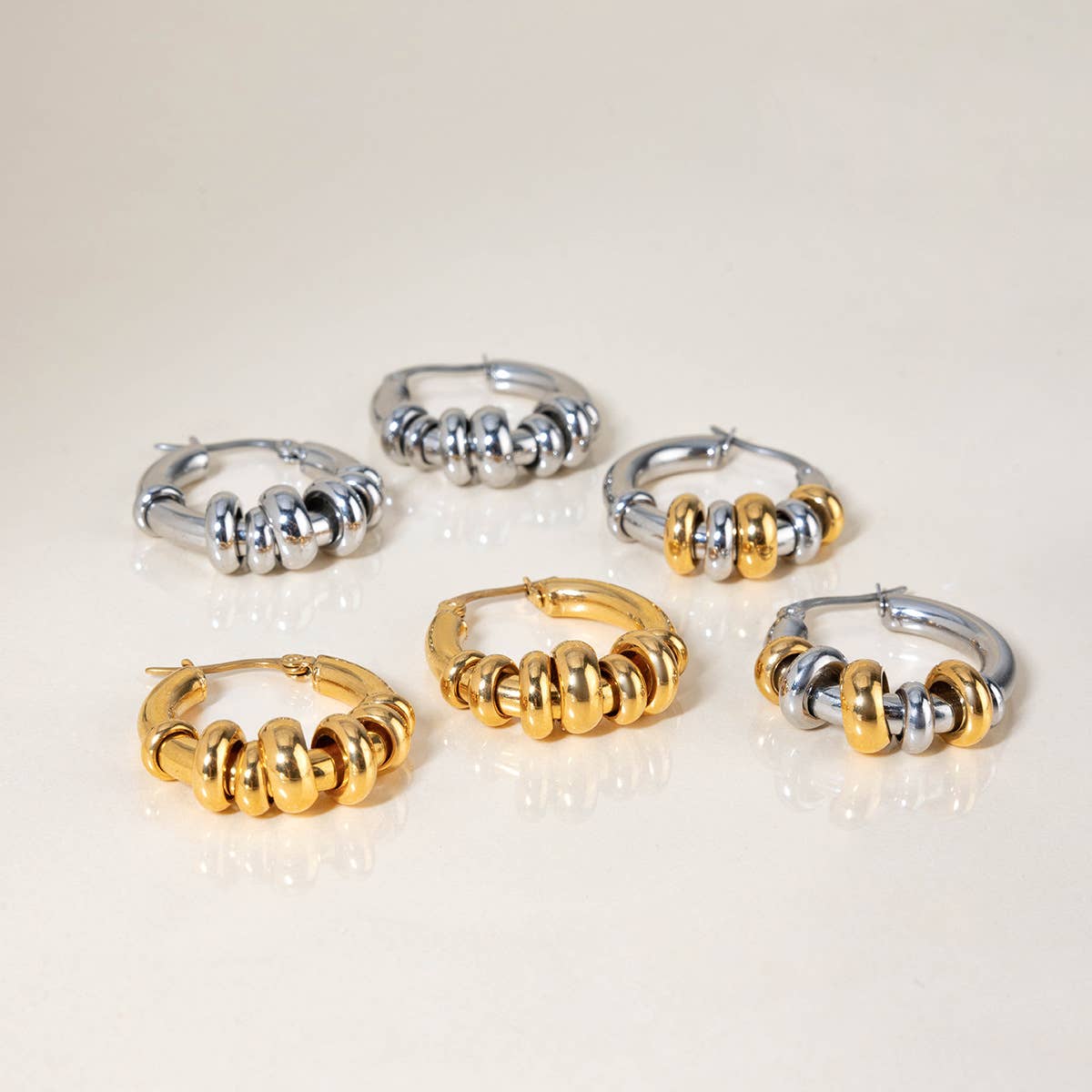 Trina Chunky Hoops | Waterproof Jewelry