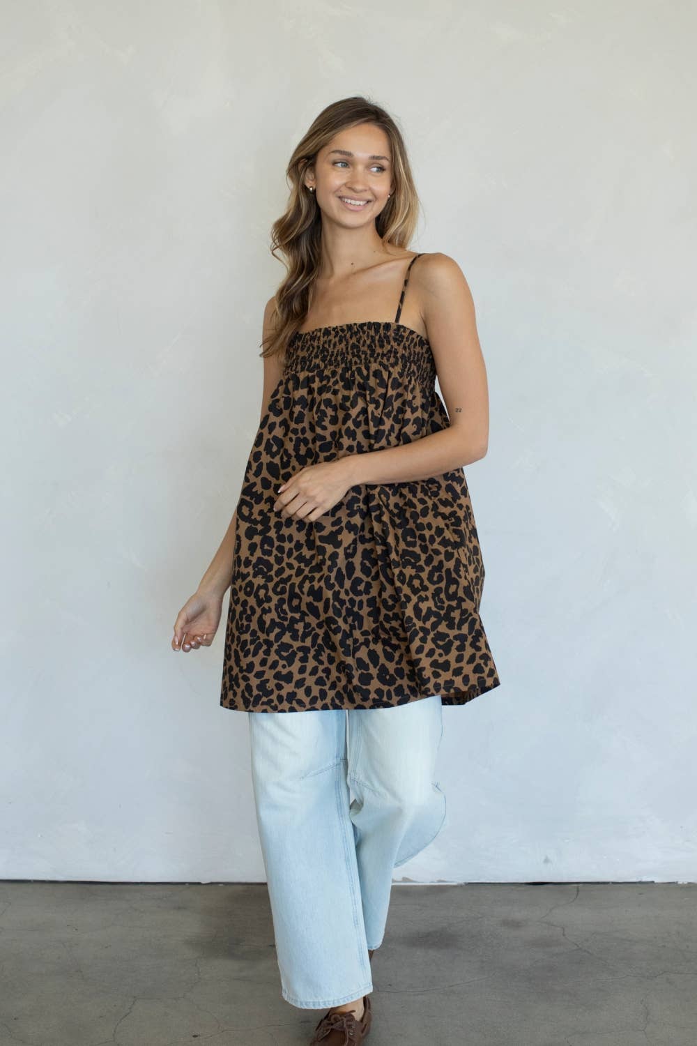 Lori Leopard Mini Dress