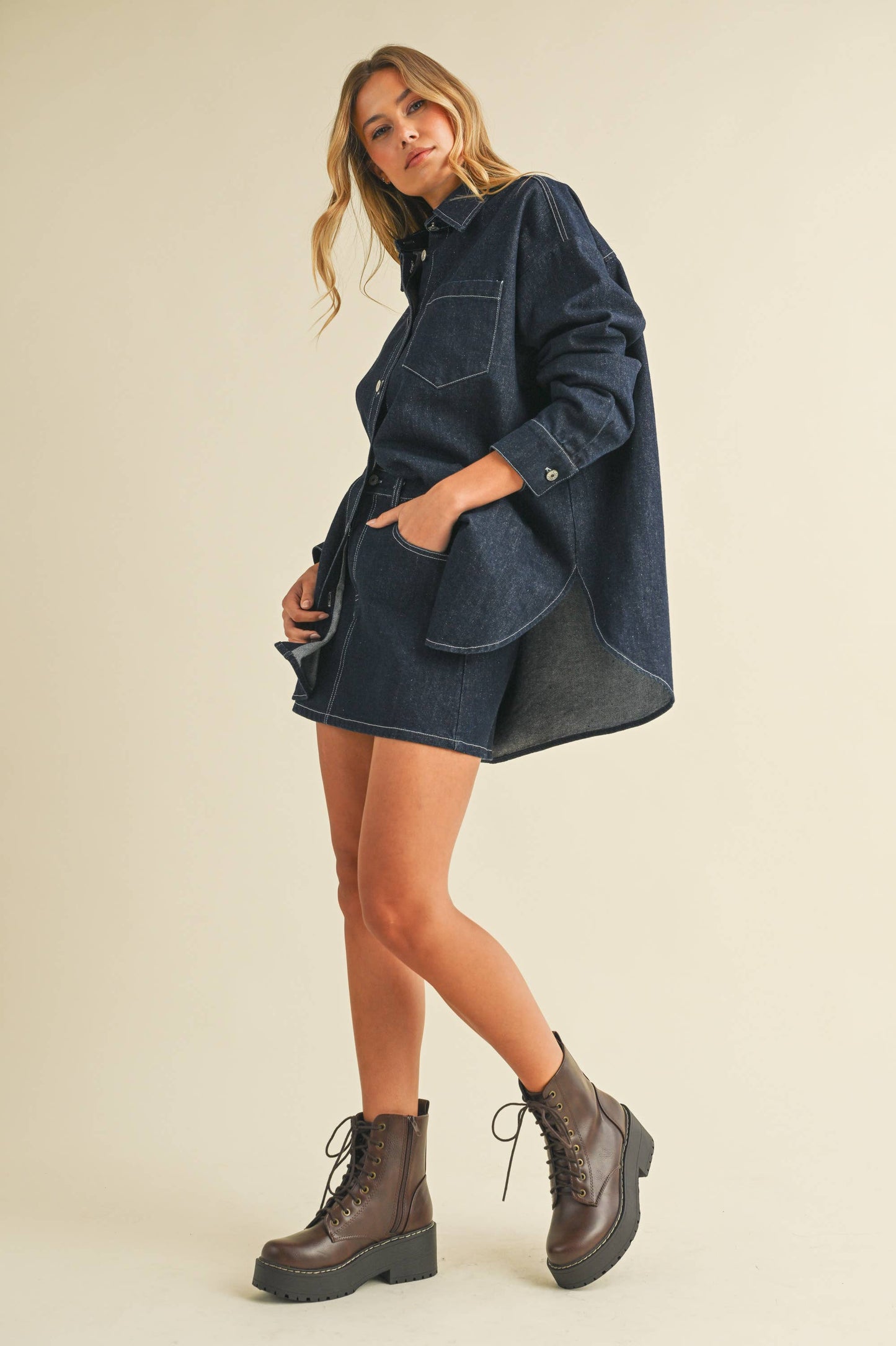 Birdie Denim Set
