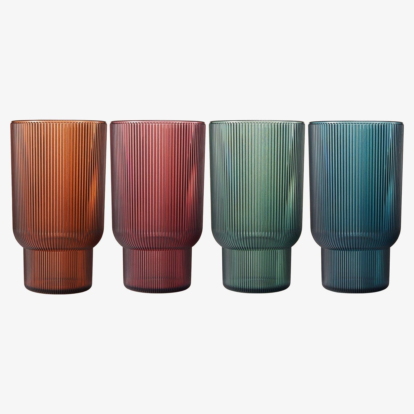Gemma Acrylic Drinkware Set: Highball Set of 4