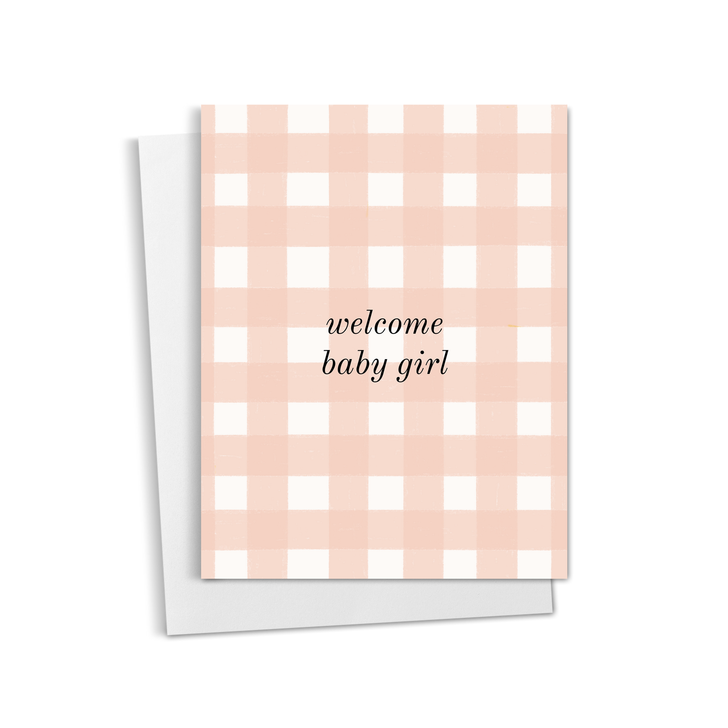 Welcome Baby Girl Greeting Card