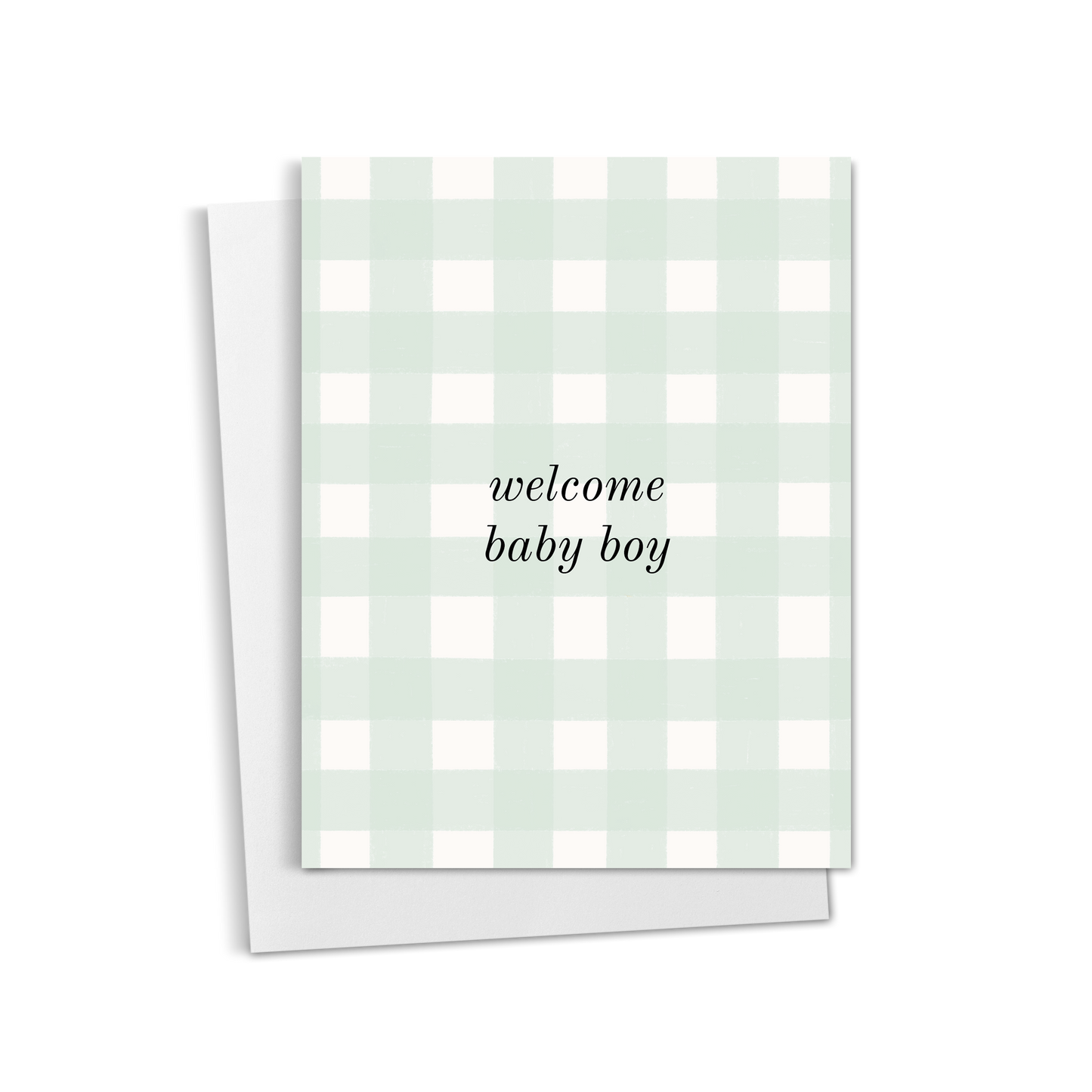 Welcome Baby Boy Greeting Card