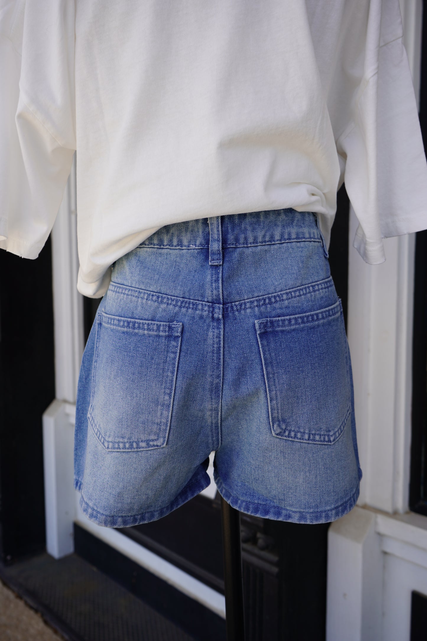 Meg Studded Denim Skort