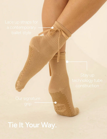The Nina Grip Sock | LUCKY HONEY