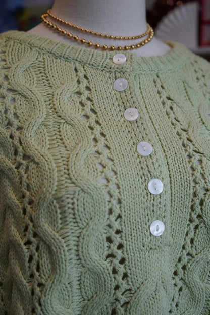 Lillie Cable Knit Sweater Top