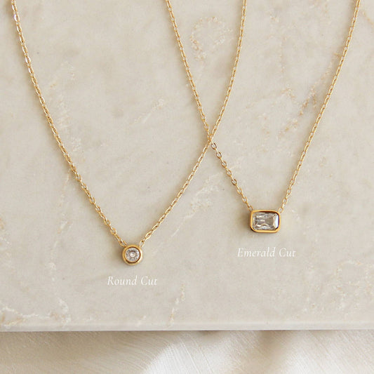 Deb Bezel Necklace | Waterproof Jewelry