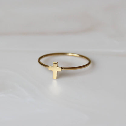 Cross Ring | Waterproof Jewelry