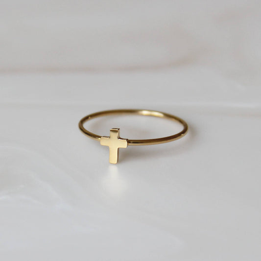 Cross Ring | Waterproof Jewelry