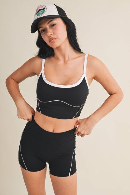 Bri Contrast Contour Top