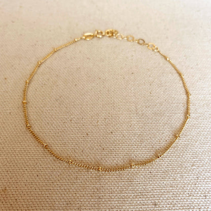 Satellite Chain Anklet | Waterproof Jewelry