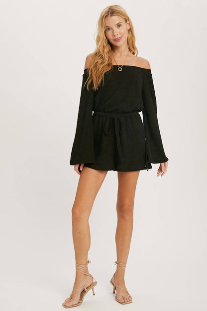 Beachy Waffle Knit Romper