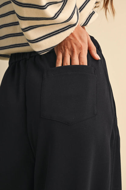 Jenna Sweatpant Barrel Trousers