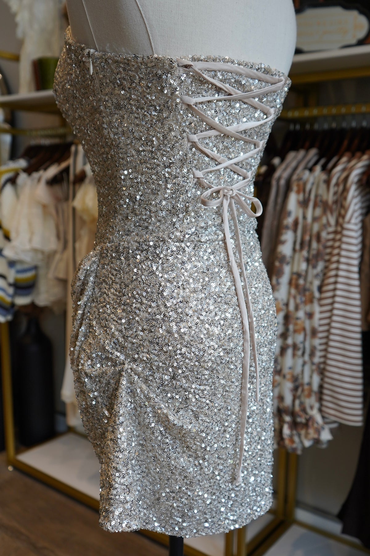 Bubbles Corset Mini Dress