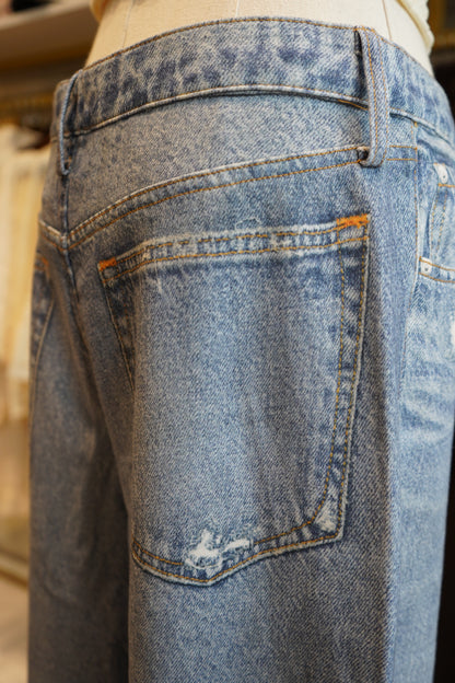 Kallie Faux Denim Sweatpants