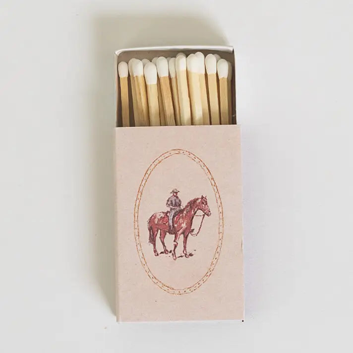 Western Cowboy Matchbox