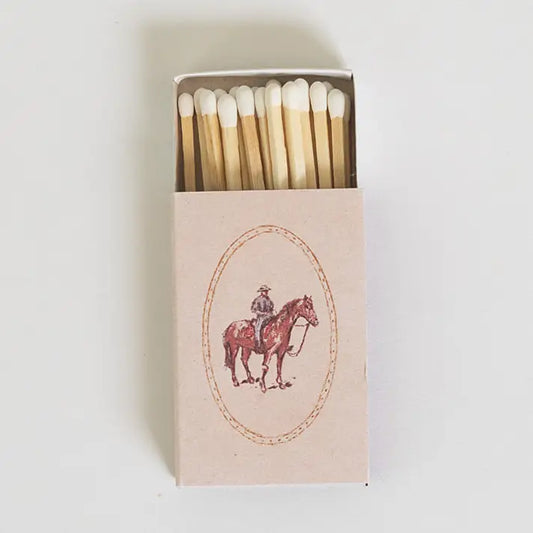 Western Cowboy Matchbox