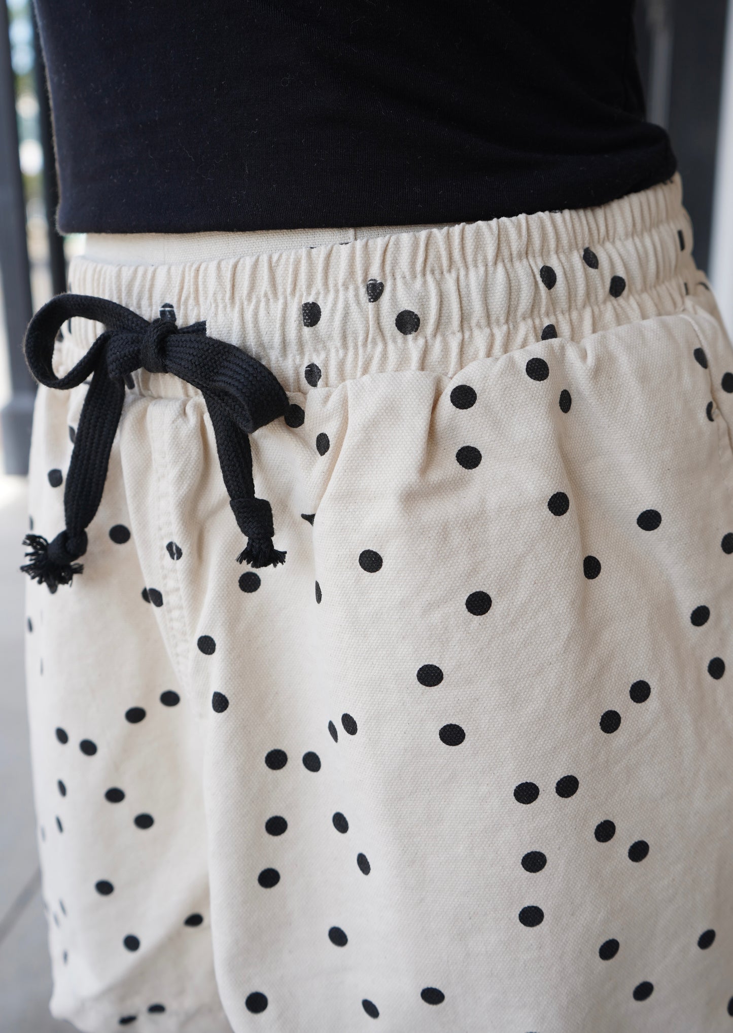 Amie Polka Dot Waist Shorts