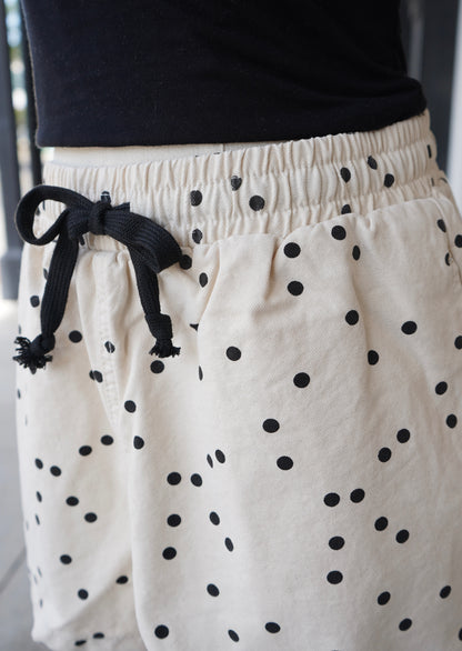 Amie Polka Dot Waist Shorts