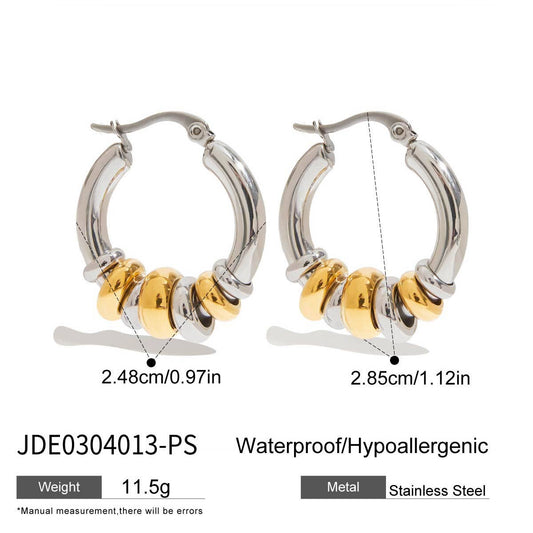 Trina Chunky Hoops | Waterproof Jewelry