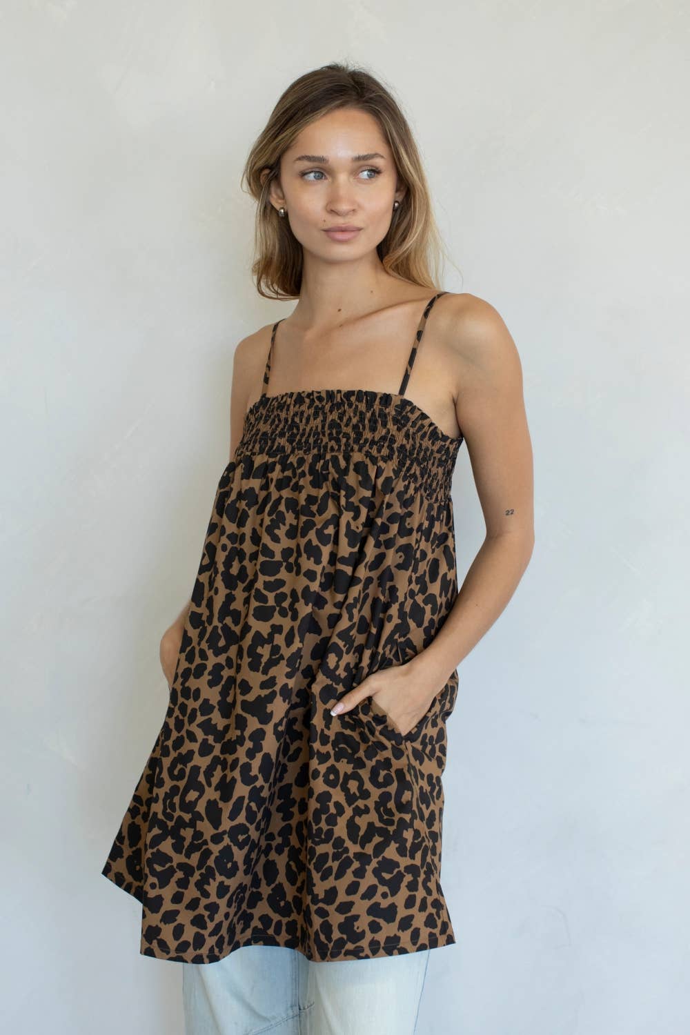 Lori Leopard Mini Dress