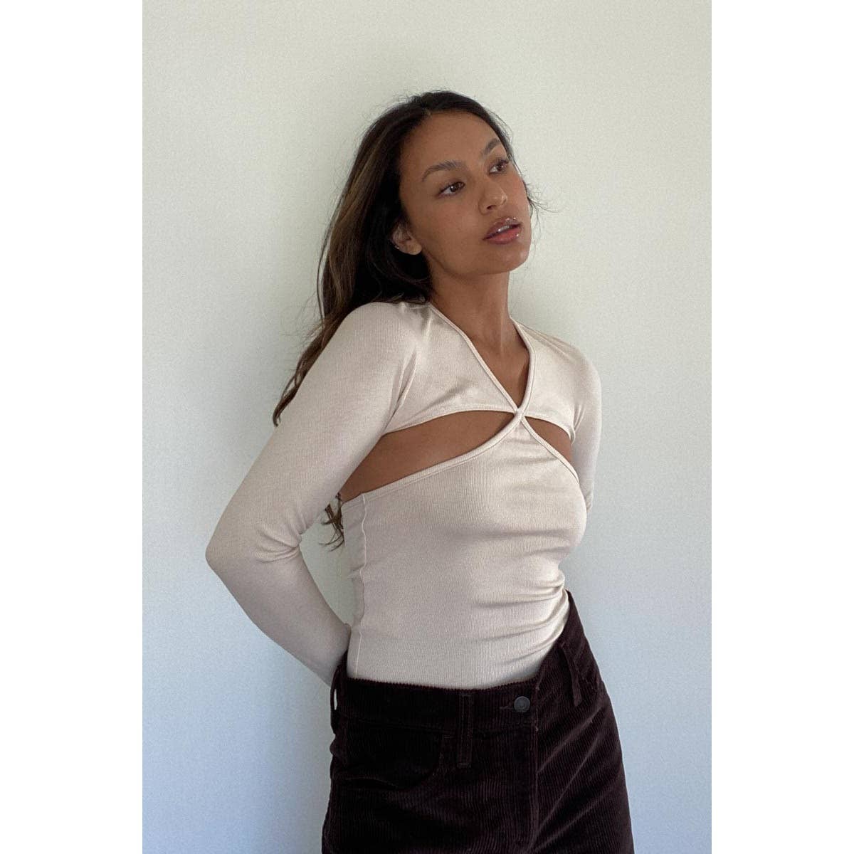 Stassie Cut-Out Long Sleeve