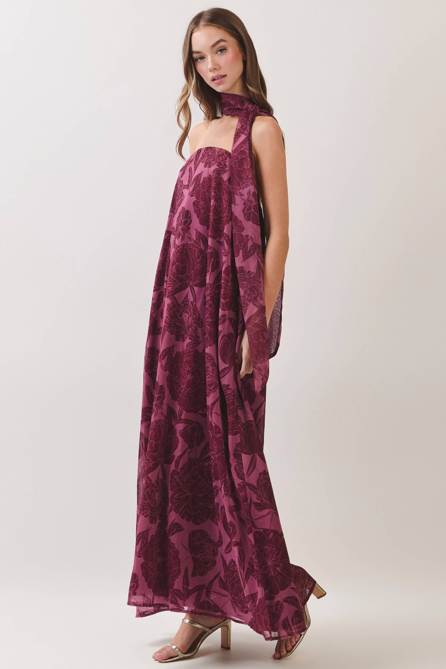 Diana Scarf Maxi Dress