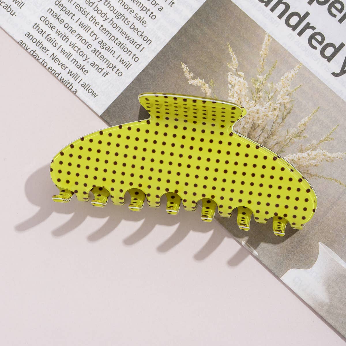 Millie Polka Dot Claw
