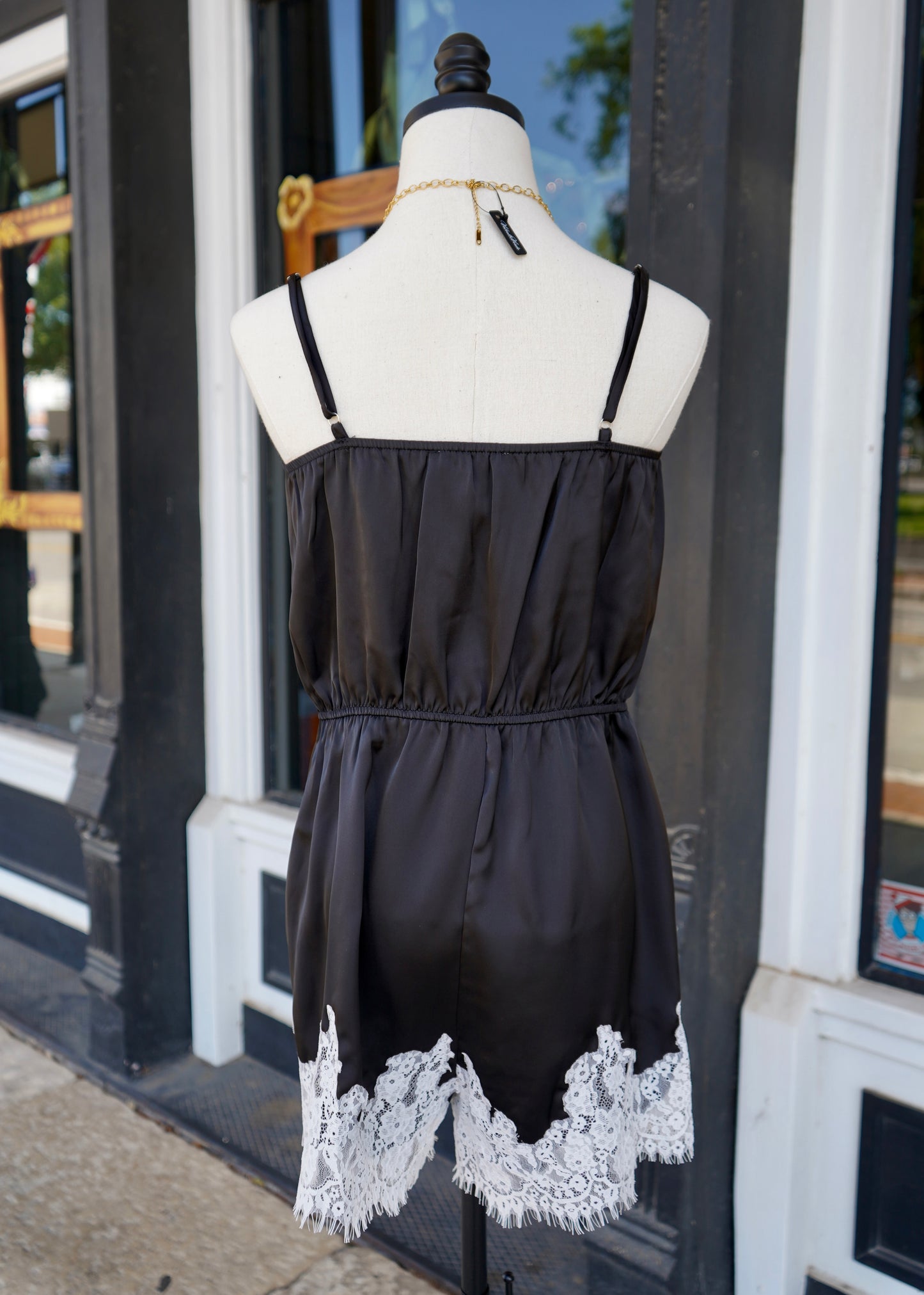 Remi Lace Detail Romper