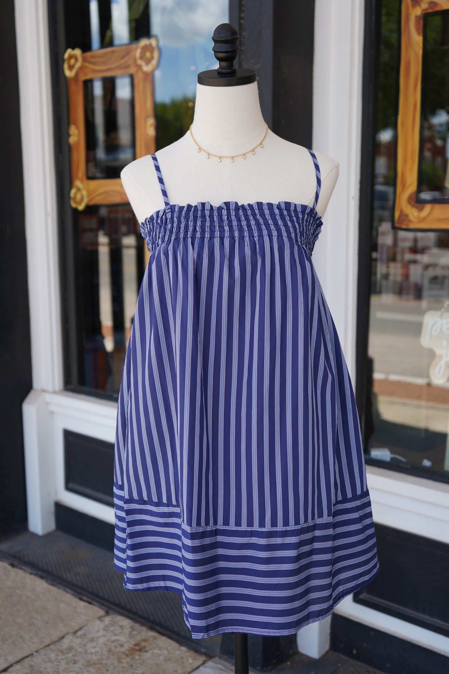 Vacay Stripe Mini Dress
