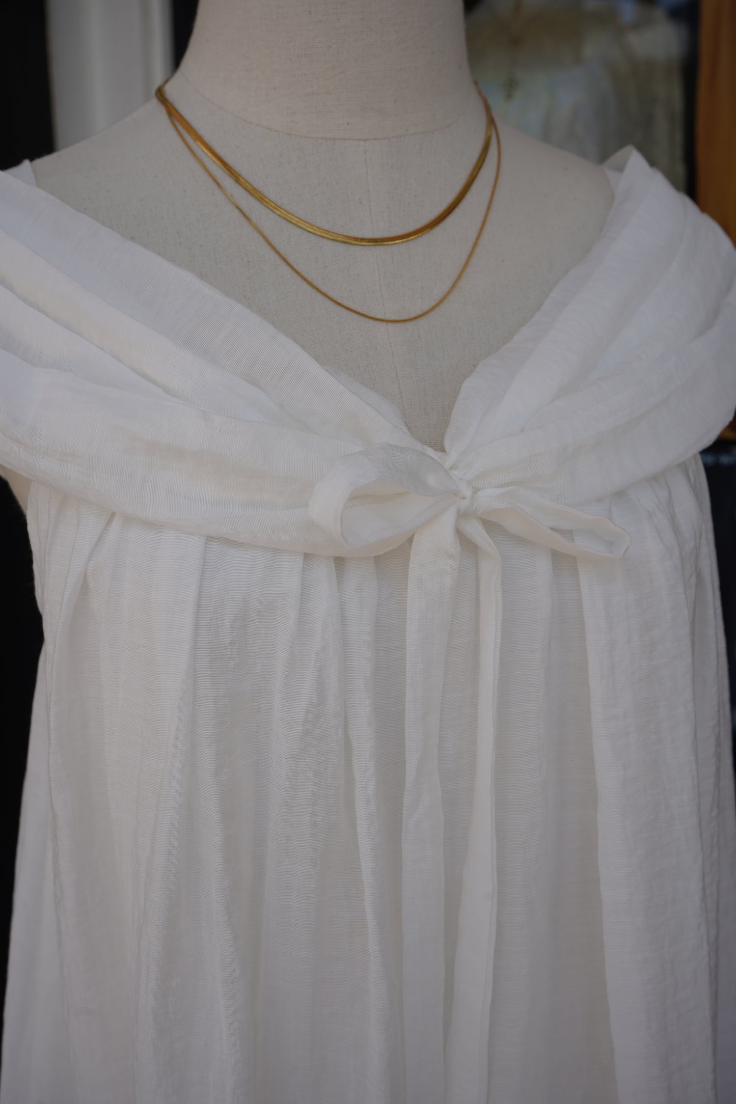Gaia Bow Mini Dress