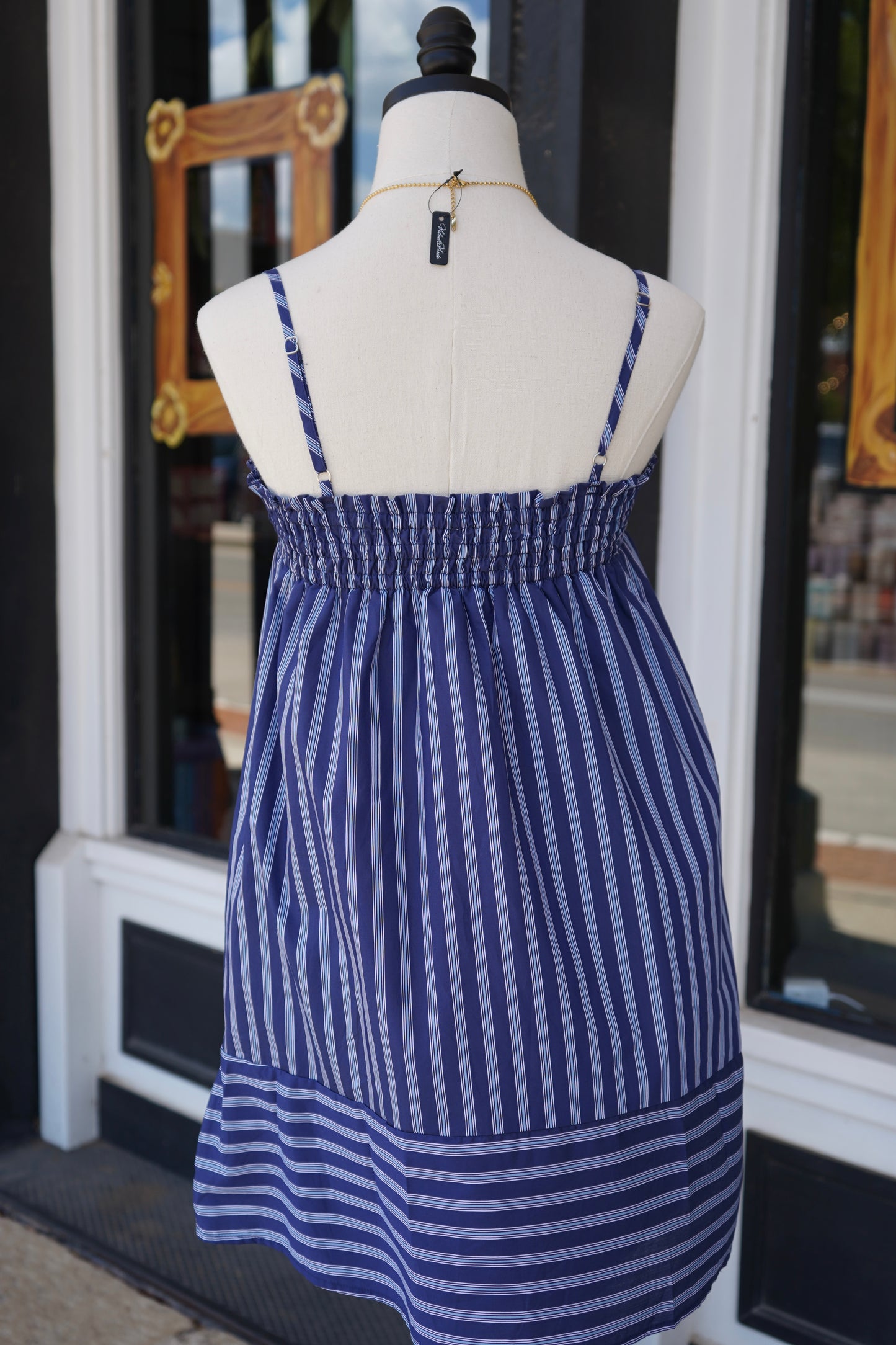 Vacay Stripe Mini Dress