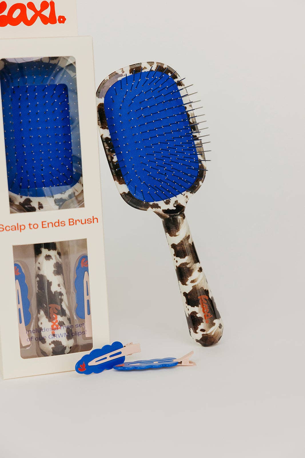 Cow Print Scalp to Ends Brush | KAXI