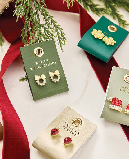 Holiday Stud Love Earrings