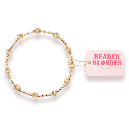 Lively Fluted Bracelet | BEADED BLONDES