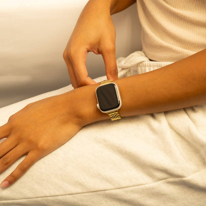 Chic Gold Smart Watch Band | Waterproof Jewelry