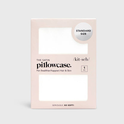 Ivory Satin Pillowcase | KITSCH